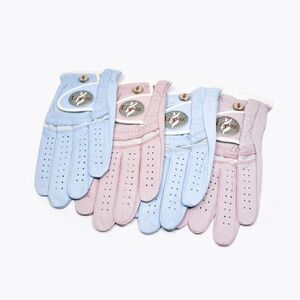 NANCY LOPEZ Tour II Colors Full Finger Golf Glove Left Hand Size M/L Blue NWT